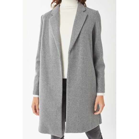 Joie Minimalist Neutral Grey Blazer Coat Size XL - Picture 1 of 11